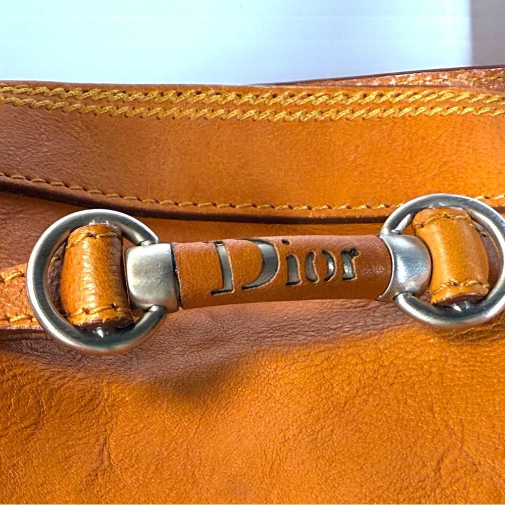 Christian Dior My Dior Tan Leather Tote Bag - Picture 2 of 16